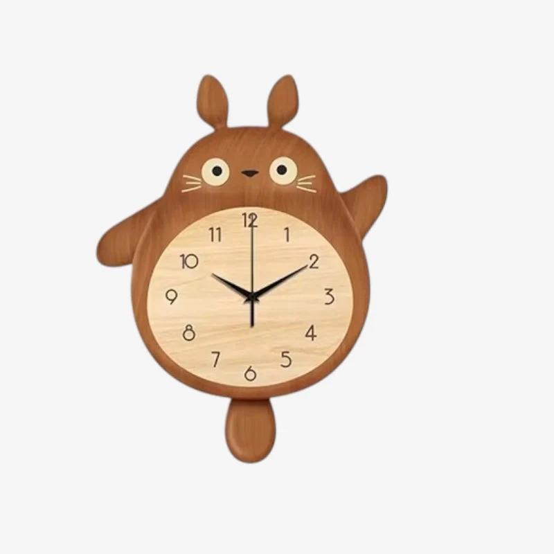 CuteClock – Dekorativt Vægur med Tegneserie Kat