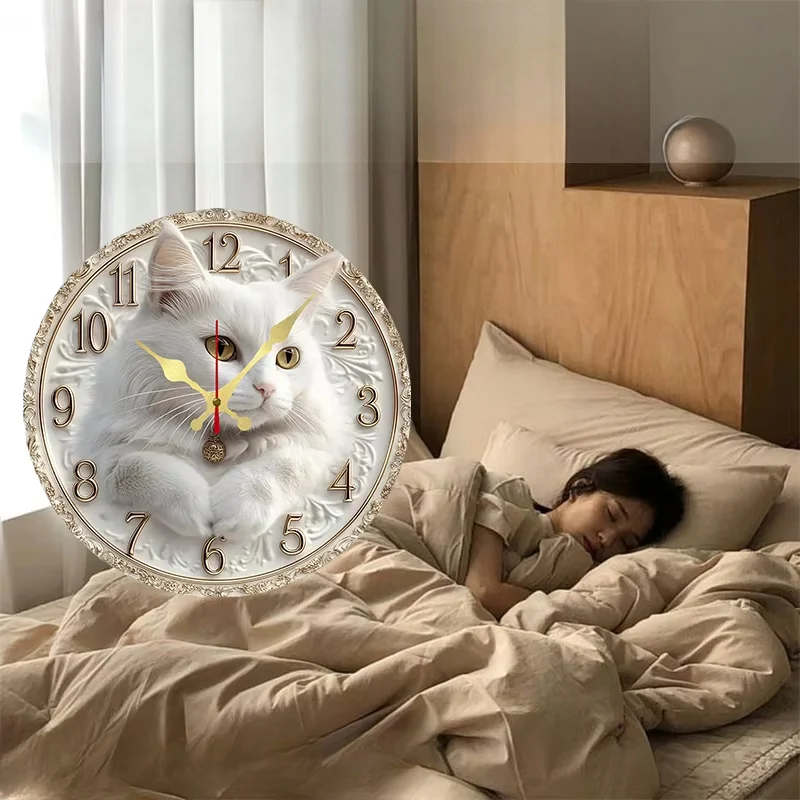 PawTime – Dekorativ Katte inspireret Vægur