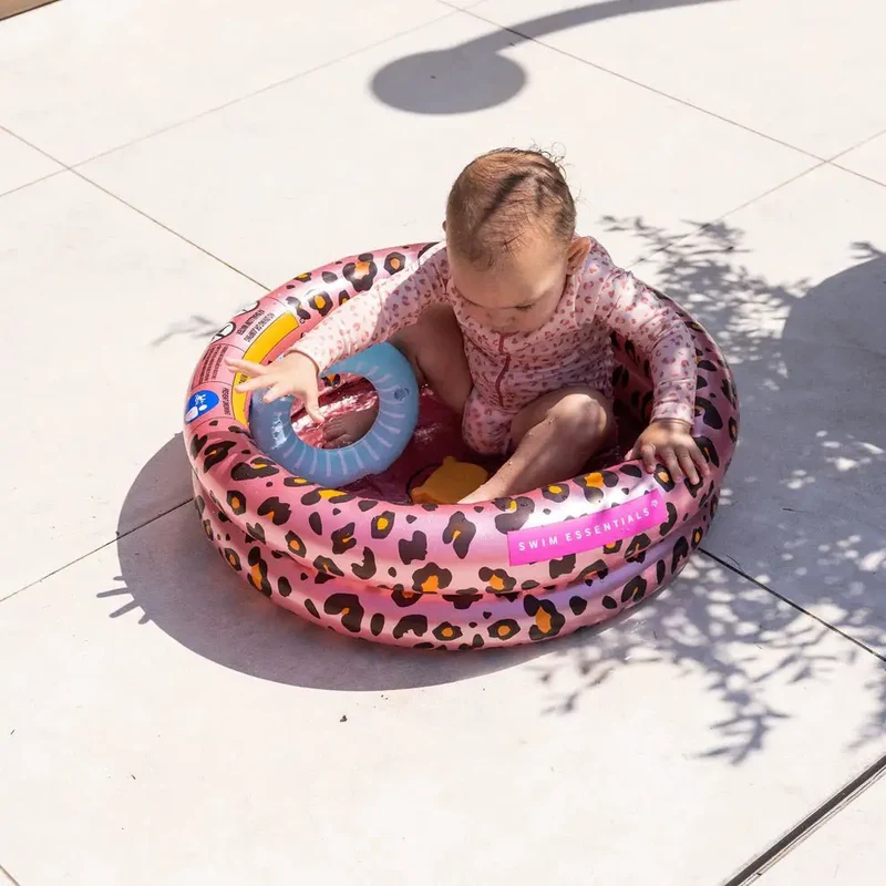 Piscine léopard - rose, 60 cm - Swim Essentials