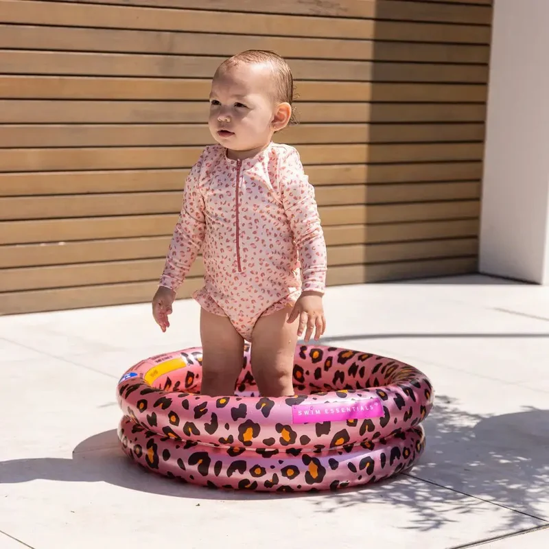 Piscine léopard - rose, 60 cm - Swim Essentials