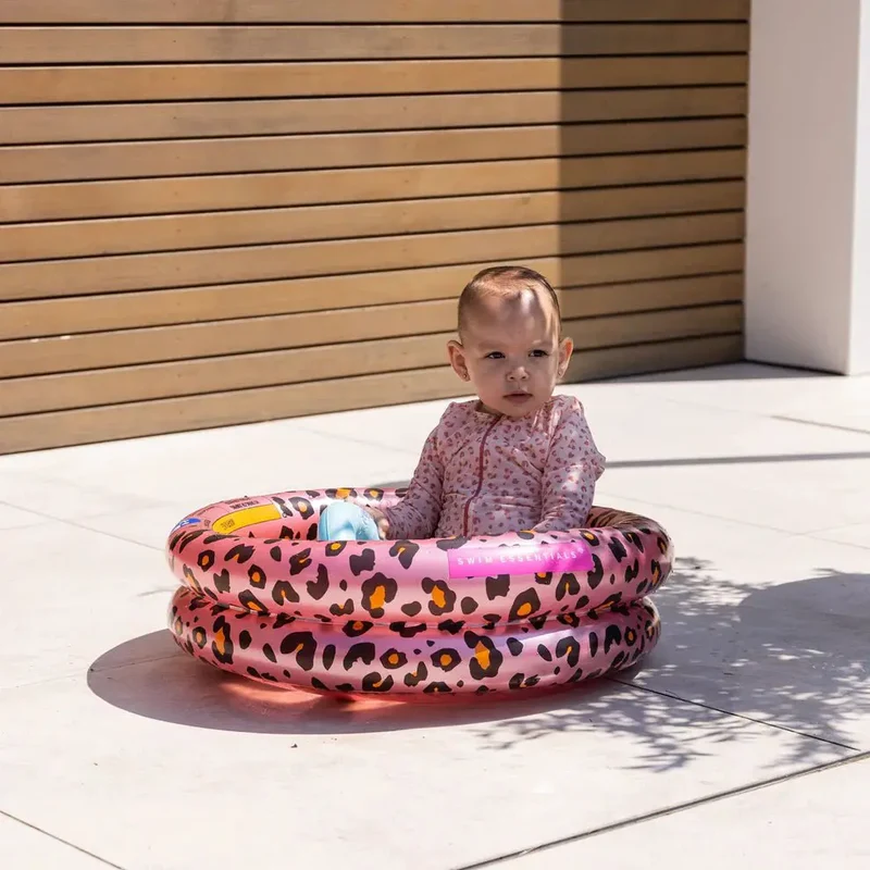 Piscine léopard - rose, 60 cm - Swim Essentials