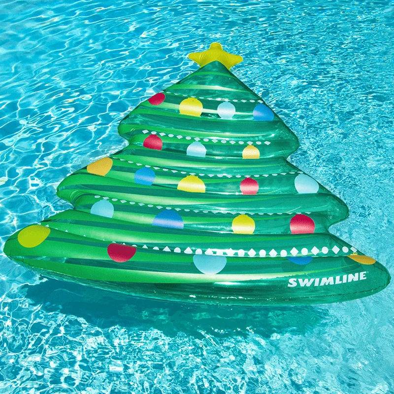 Matelas gonflable arbre de Noël