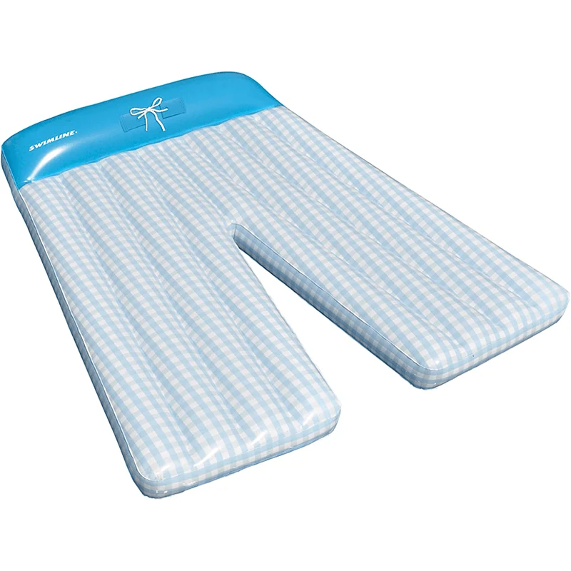 Matelas gonflable short de bain - 2 places