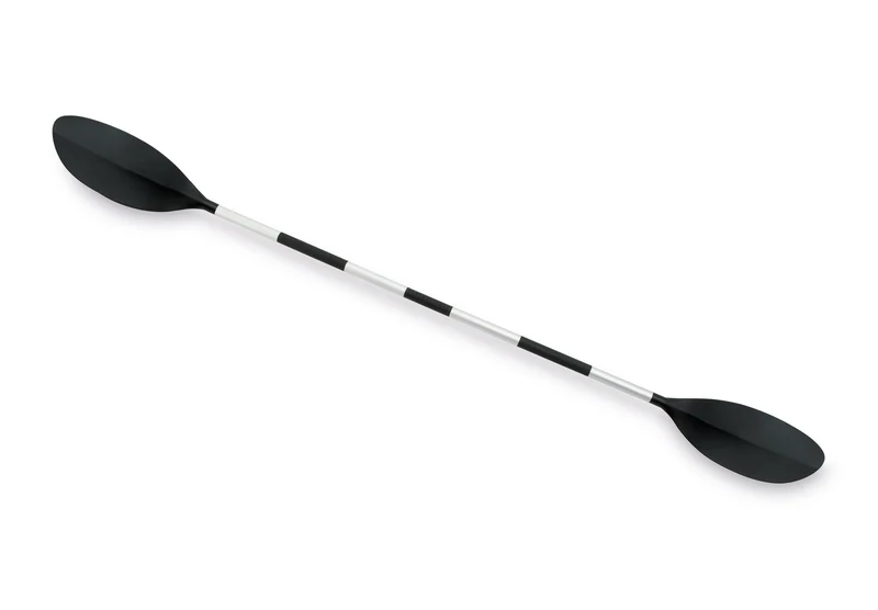 Intex Kajakpeddel 218 Cm Aluminium Zwart/zilver