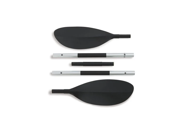 Intex Kajakpeddel 218 Cm Aluminium Zwart/zilver