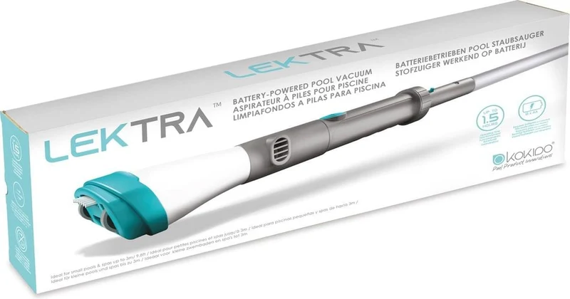 Kokido Lektra elektrische spa- en zwembadstofzuiger