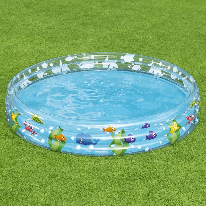 Piscine gonflable ronde à 3 anneaux