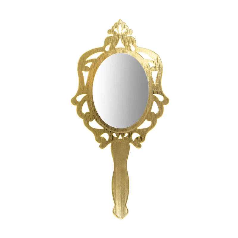 Specchio da Mano Madame Piccolo 13,5x25 cm Oro Vesta