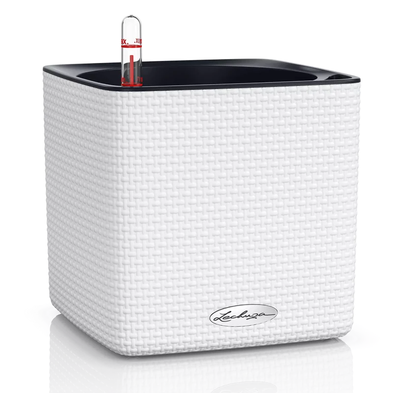 VASO CUBE COLOR 17X17X16 BIANCO