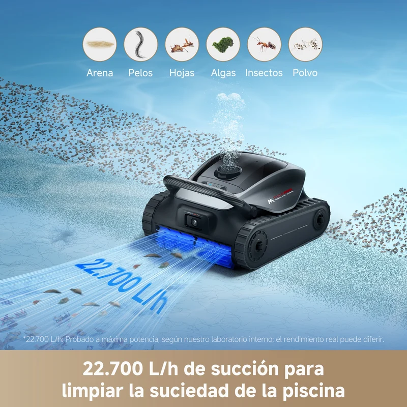 Mova - Diver A10 Robot Limpiafondos de piscina de batería sin cable