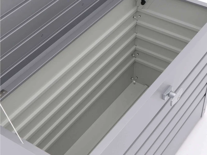 Biohort – Arcón de metal para exterior Gris oscuro metálico