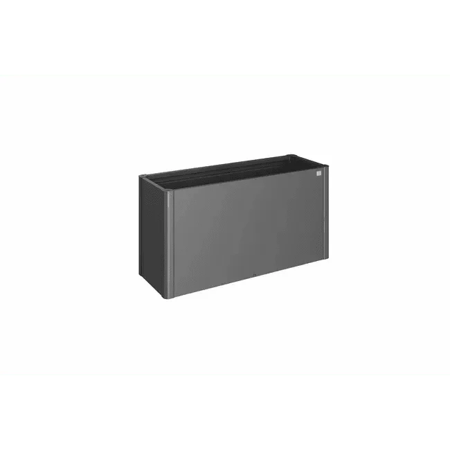 Biohort – Huerto urbano elevado de metal Gris oscuro metálico
