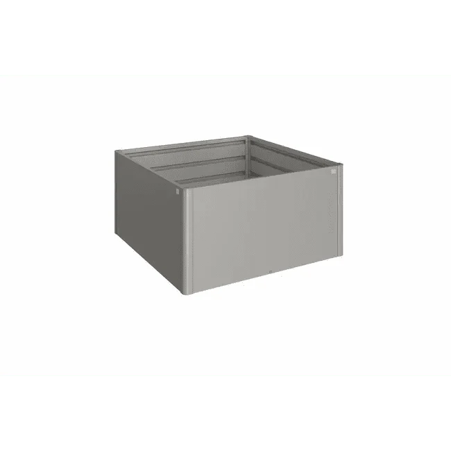 Biohort – Huerto urbano elevado de metal Gris cuarzo metálico