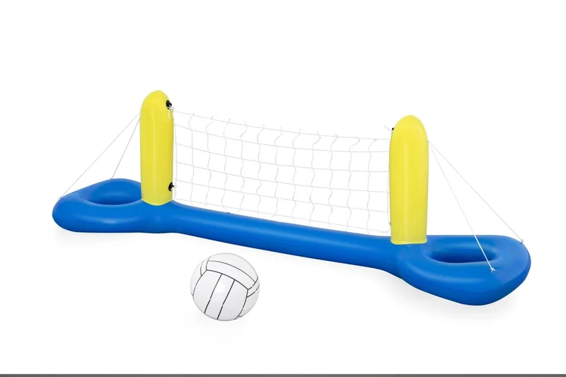 Bestway Opblaasbaar Volleybalspel Blauw 244cm