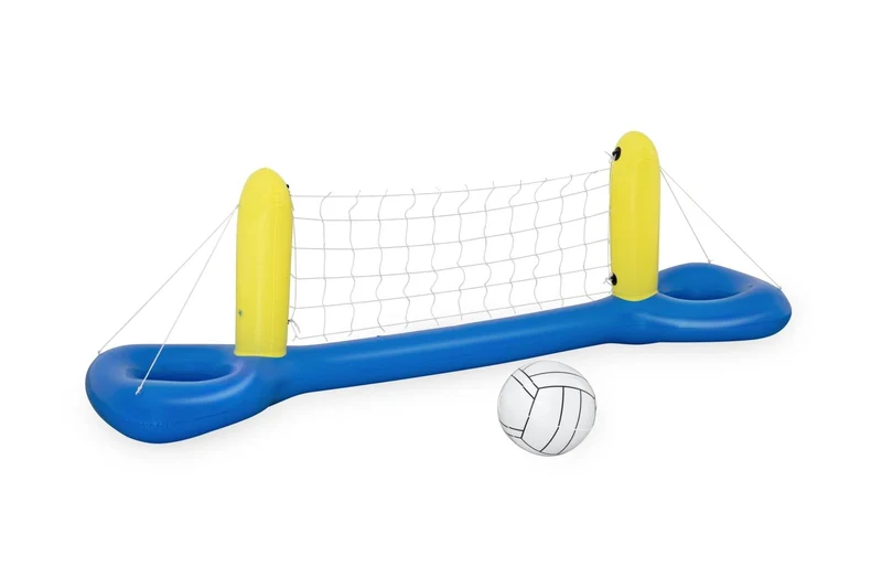 Bestway Opblaasbaar Volleybalspel Blauw 244cm