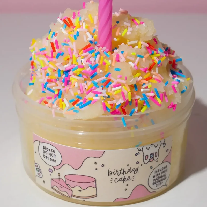 Jouet de slime gâteau d'anniversaire - Sonria Slime LLC