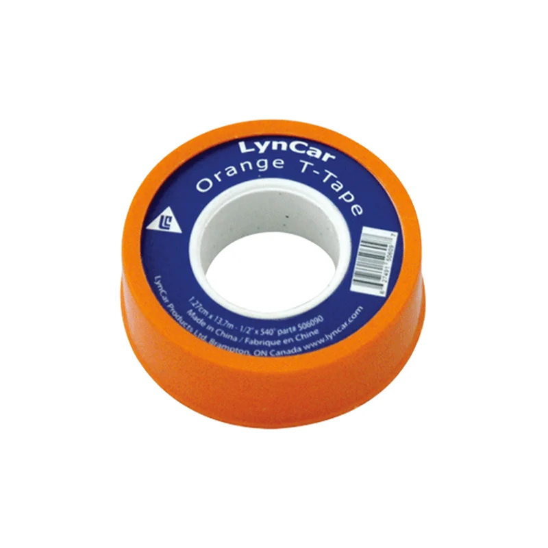 Ruban de téflon orange - 540 x 0,5 po