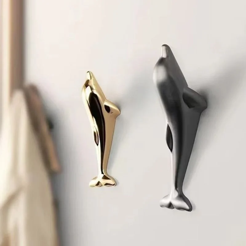 FinHook – Vægmonteret Krog med Delfinformet Design