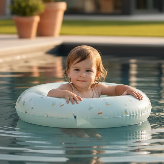 Schwimmring Sailors Bay 50 cm blau ab 3 Jahren | Little Dutch