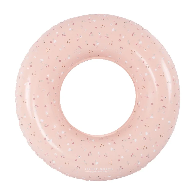 Schwimmring für Kinder 50 cm in Pink – Blumen & Schmetterlinge
