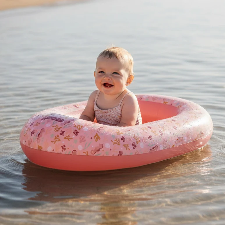 Schlauchboot Ocean Dreams Pink 100 × 67 cm | Little Dutch