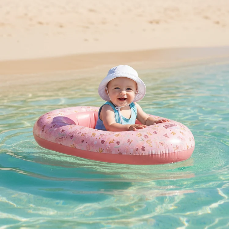 Schlauchboot Ocean Dreams Pink 100 × 67 cm | Little Dutch