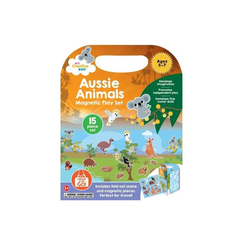 Set de jeu magnétique Aussie Animals - My Creative Box