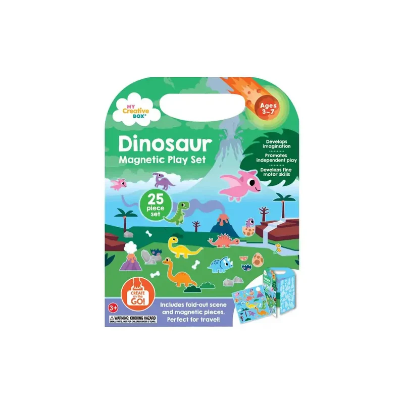 Set de jeu magnétique Dinosaure - My Creative Box