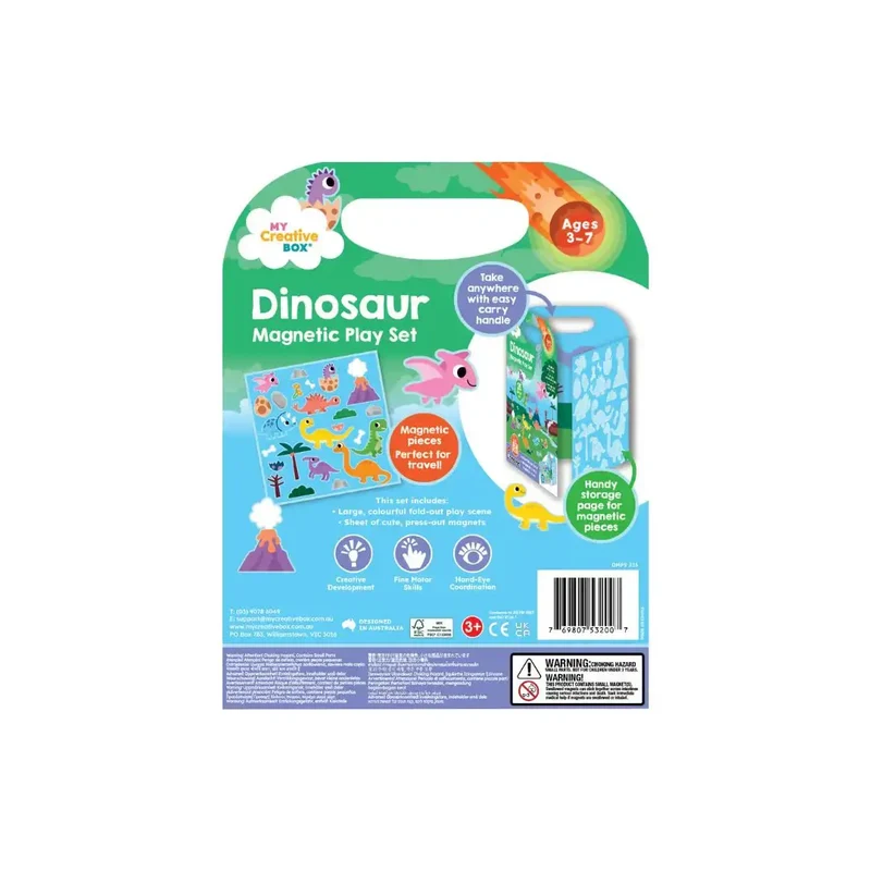 Set de jeu magnétique Dinosaure - My Creative Box