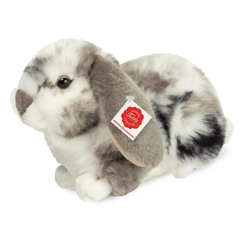 Lapin bélier bicolor 23 cm - jouet en peluche - Teddy Hermann
