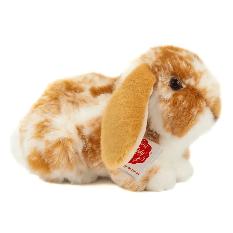 Lapin bélier bicolor 23 cm - jouet en peluche - Teddy Hermann