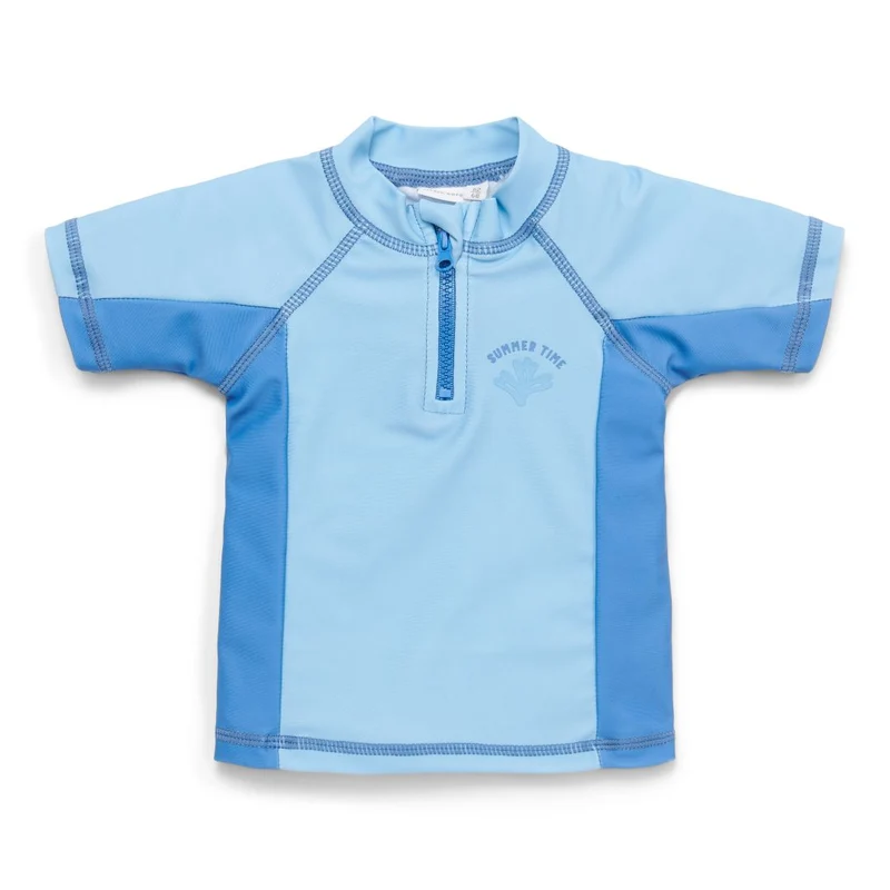 Bade-T-Shirt kurzarm Blue Whale | Little Dutch