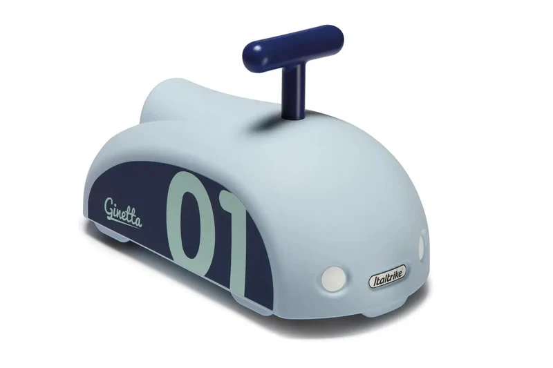 Ginetta Porteur Bleu Ciel Italtrike Pour Enfants 1 À 4 Ans - Design Robuste Et Liberté De Mouvement