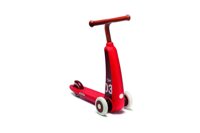 Trottinette Dino Rouge Italtrike Pour Enfants 2 À 6 Ans Sécurité Et Plaisir Robuste