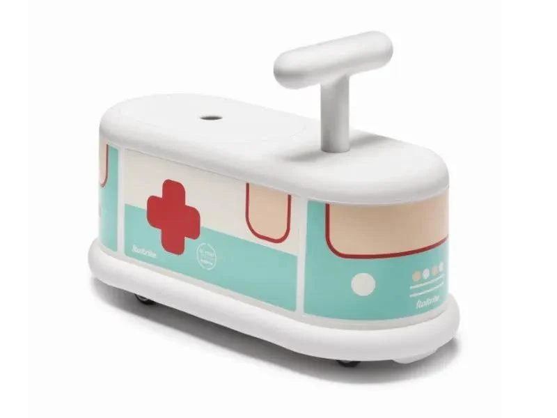 Porteur Ambulance La Cosa 1 Capsule Pour Enfant 1 À 6 Ans Italtrike Roues Avant Multidirectionnelles Silencieuses
