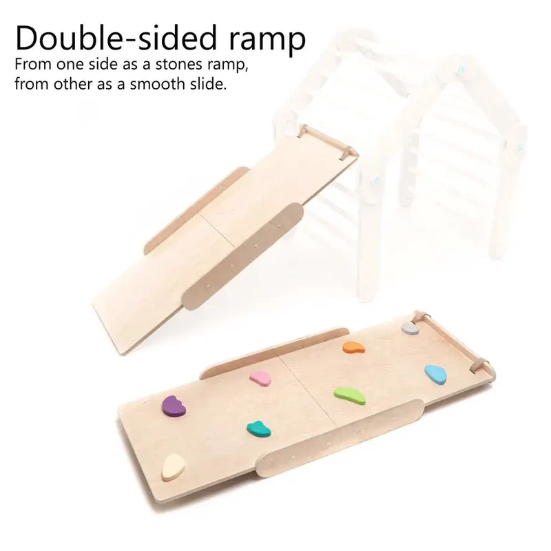 Grimpeur Naturel avec Rampe, Triangle Transformable - Happymoon®