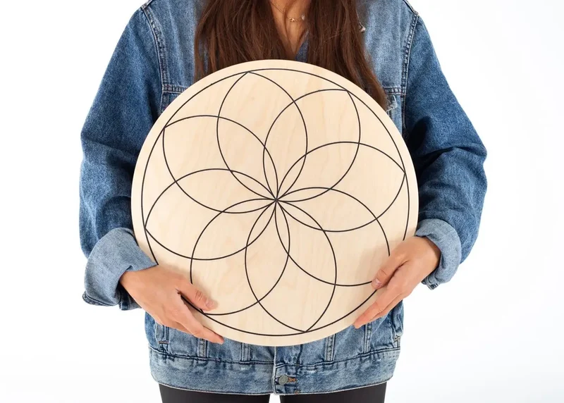 Cercle d'Équilibre Mandala - Happymoon