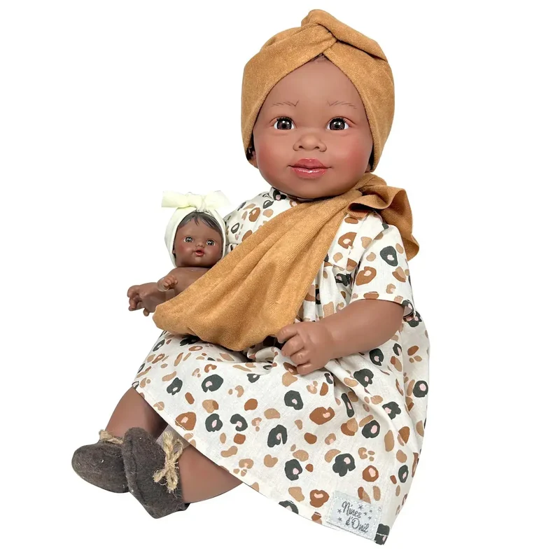 Poupée Maria avec bébé - Nines Artesanals