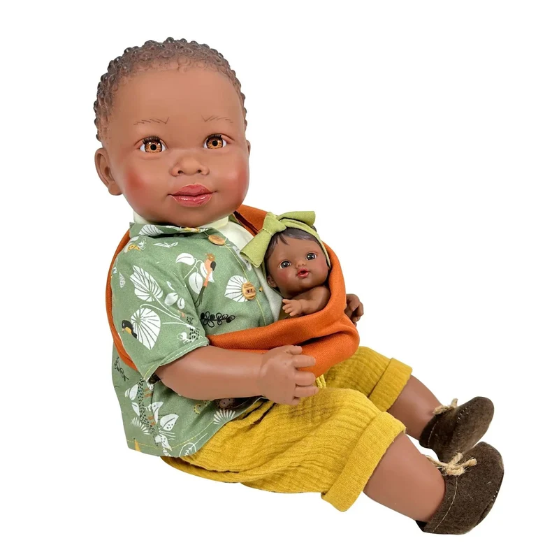 Poupée Amir avec bébé - Nines Artesanals