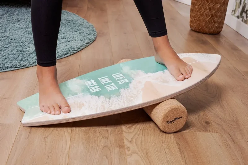 Planche d'Équilibre Vacillante Fitness / Surf - Happymoon