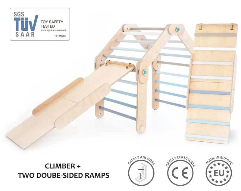 Salle de Sport Blue Avec Deux Rampes - Happymoon