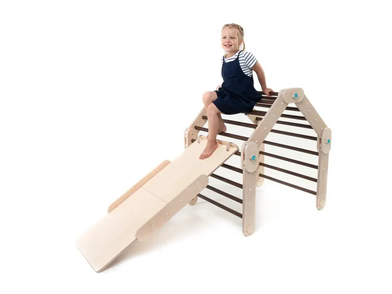 Gymnase d'Activité Pikler Transformable Foncé - Happymoon