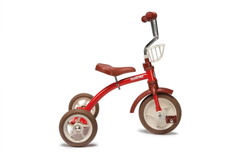 Tricycle Super Lucy Champion Rouge Italtrike Pour Enfants 2 À 5 Ans Robuste Et Confortable