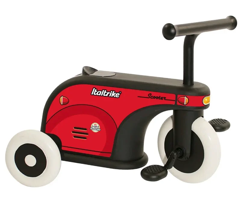 Porteur Scooter 2 En 1 La Cosa 2 Italtrike Pour Enfants 1 À 3 Ans Silencieux Et Multidirectionnel