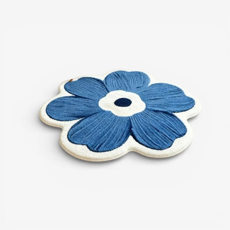 FloraMat - Tæppe med Blomstermønster til Indendørs Brug