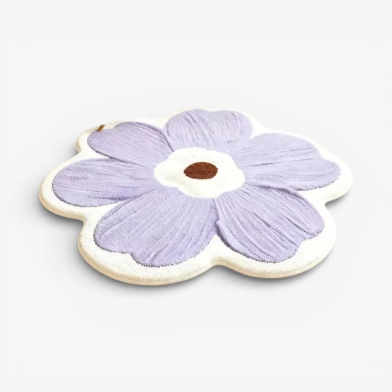 FloraMat - Tæppe med Blomstermønster til Indendørs Brug