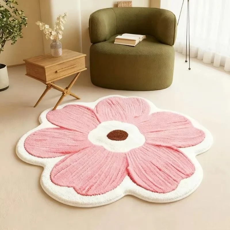 FloraMat - Tæppe med Blomstermønster til Indendørs Brug