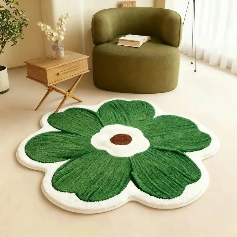 FloraMat - Tæppe med Blomstermønster til Indendørs Brug