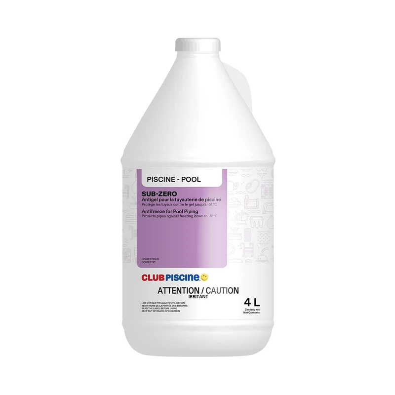 Sub-Zero pour piscine - 4 L