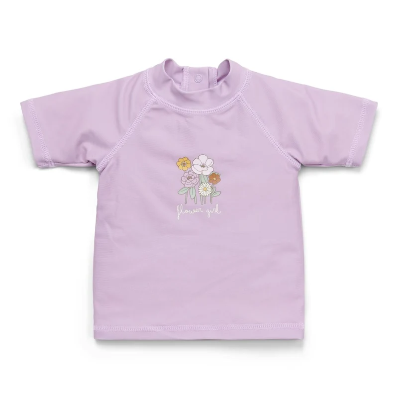 Badeshirt Mauve kurzarm Gr. 62/68–98/104 | Little Dutch